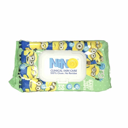 دستمال مرطوب ارگانیک کودک نینو حاوی کالاندولا